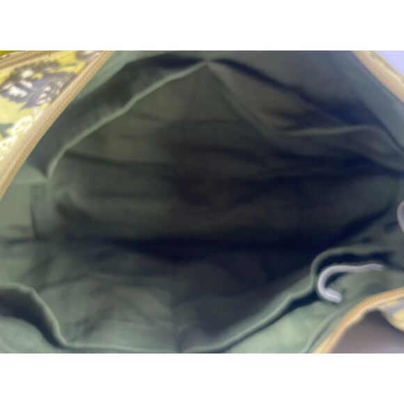 Petunia Pickle Bottom Lime Green Peacock Water Resistant Diaper Bag Shoulder - Picture 10 of 14